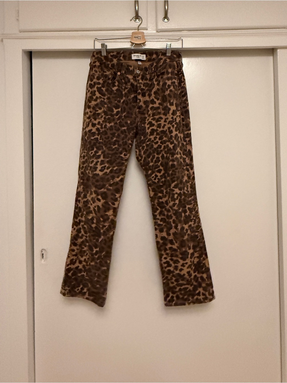 Abercrombie Leopard Print Jeans